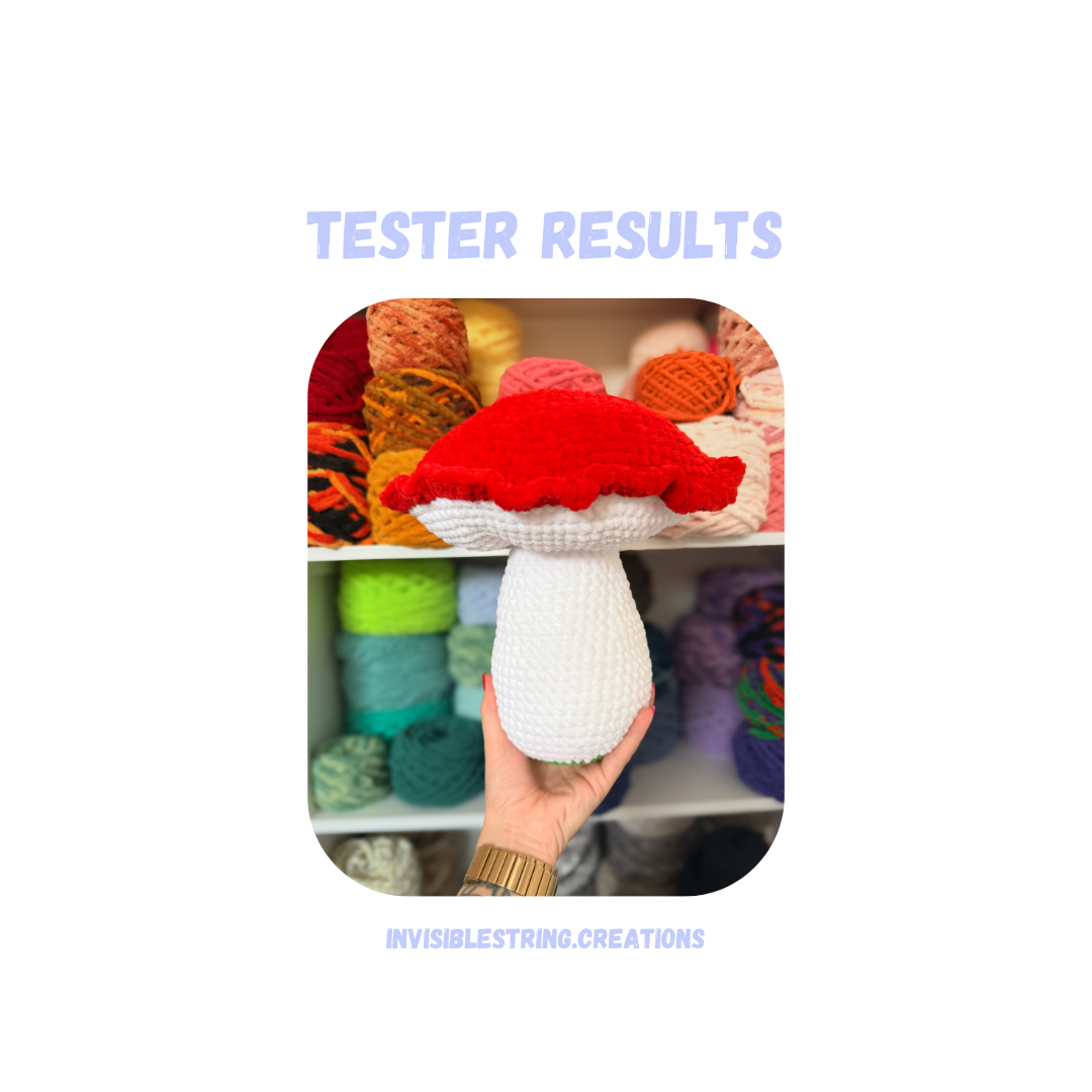 Chunky Mushroom Crochet Pattern NO SEW