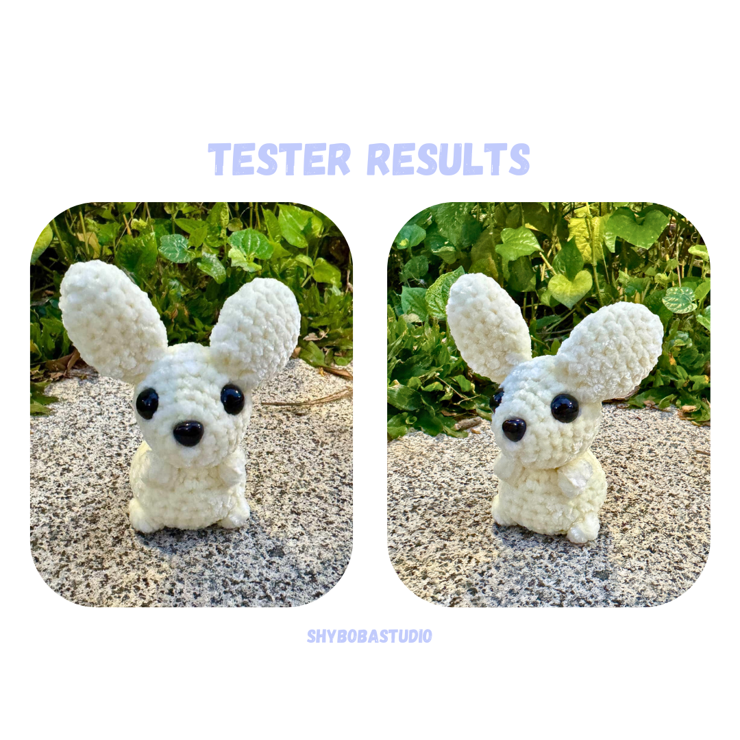 Bunny Crochet Pattern Low Sew