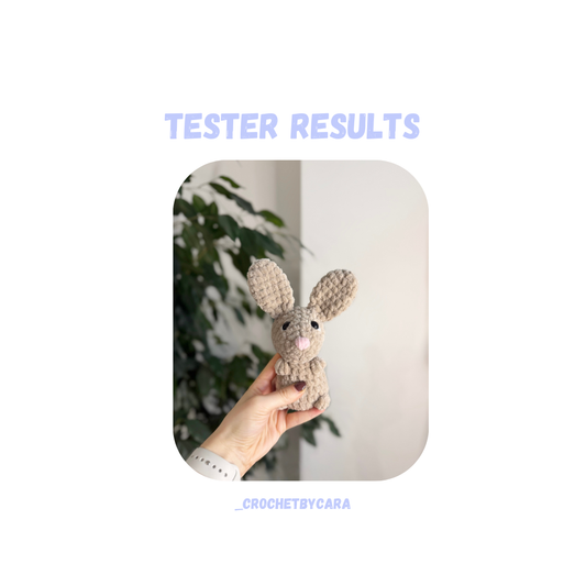 Bunny Crochet Pattern Low Sew