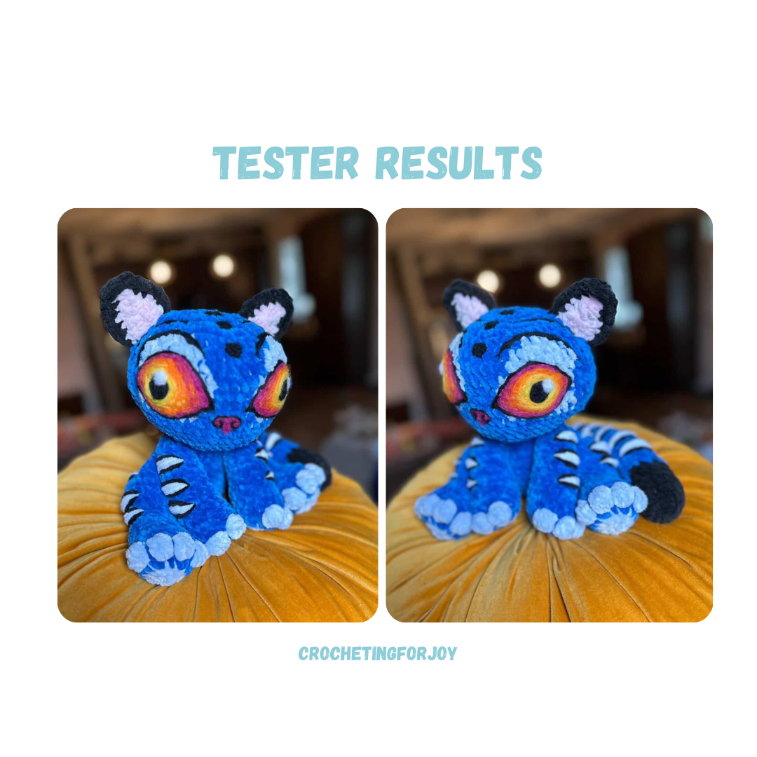 Demon Tiger Crochet Pattern