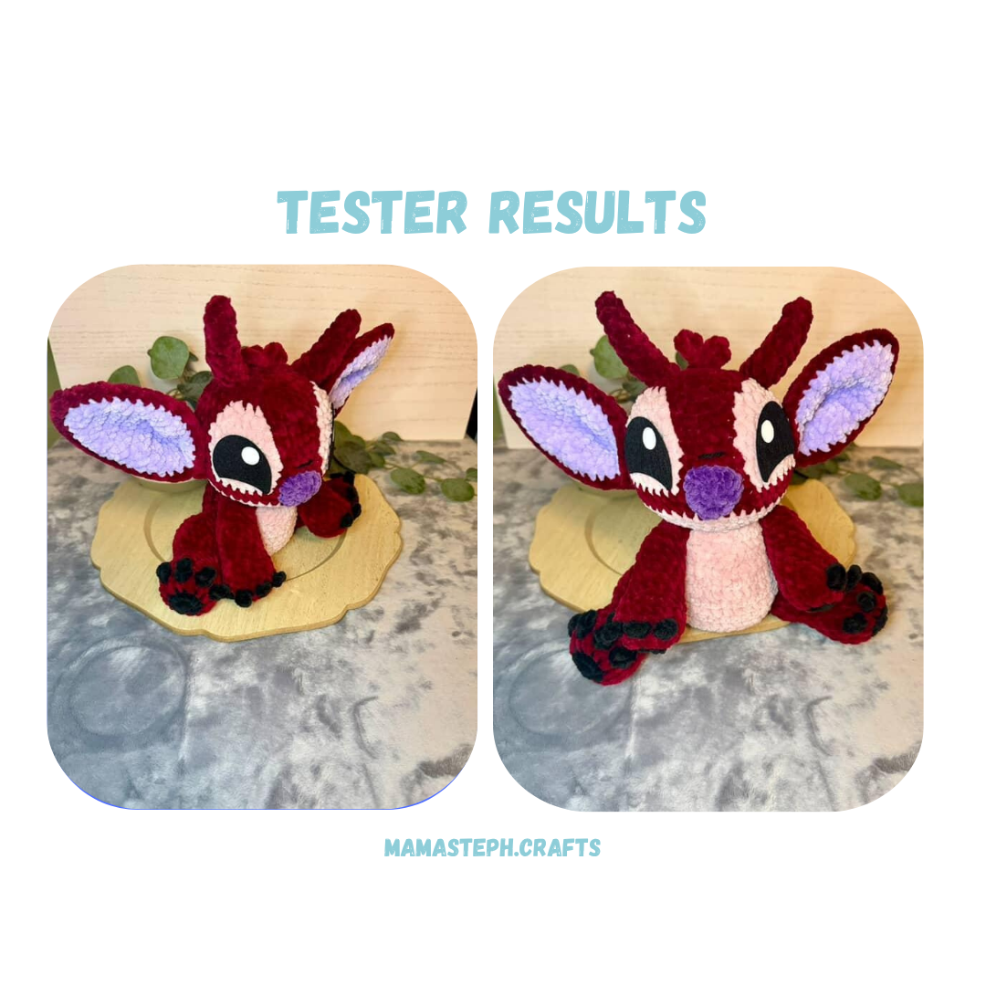 Red Kauai Monster Crochet Pattern