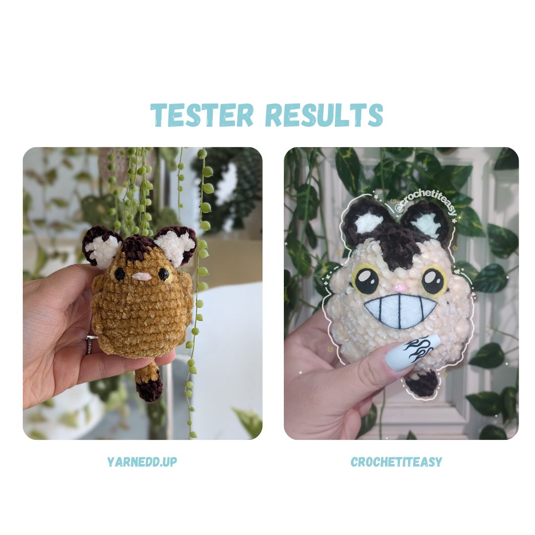 Chibi Catbus Crochet Pattern LOW SEW