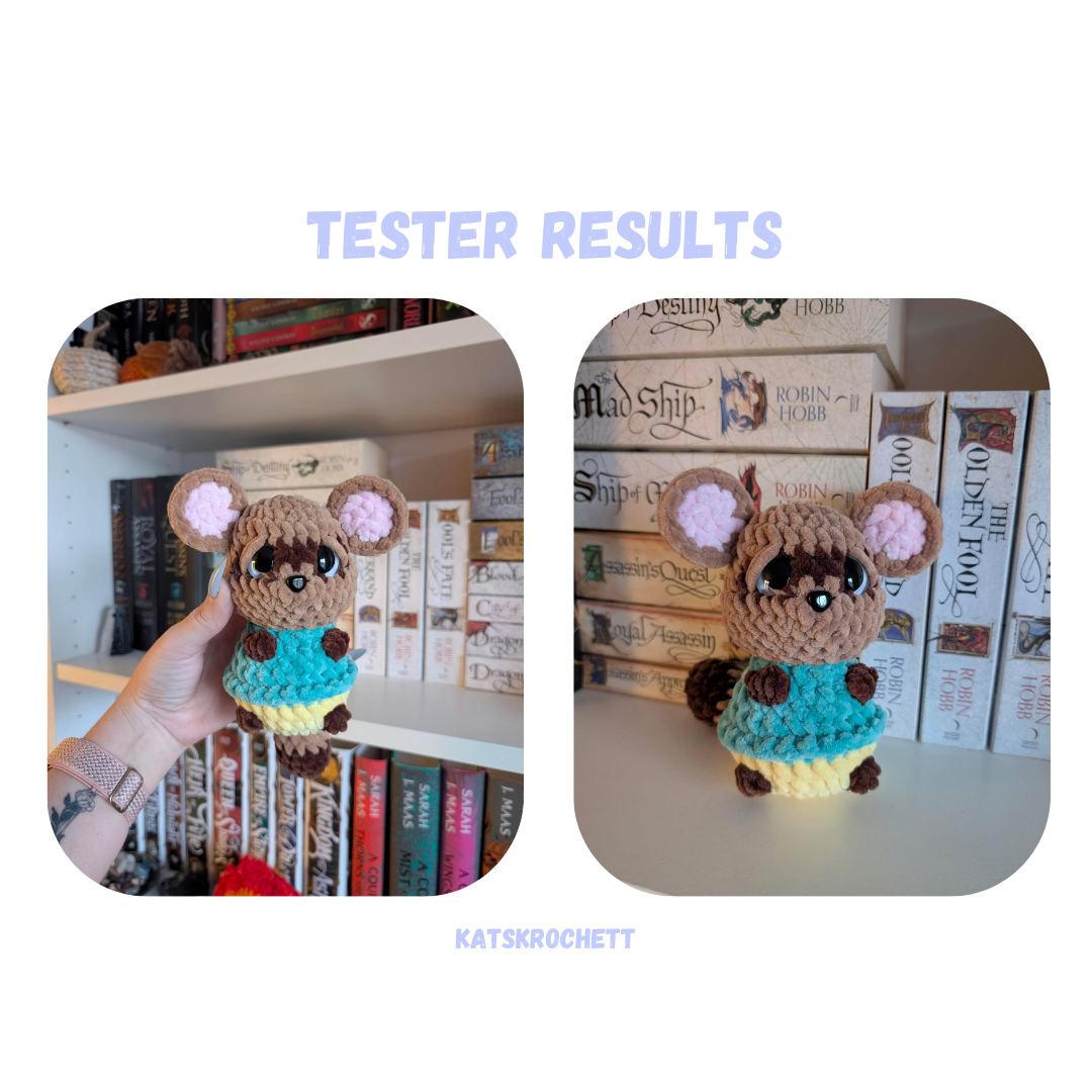 Gaming Tanuki Crochet Pattern Low Sew