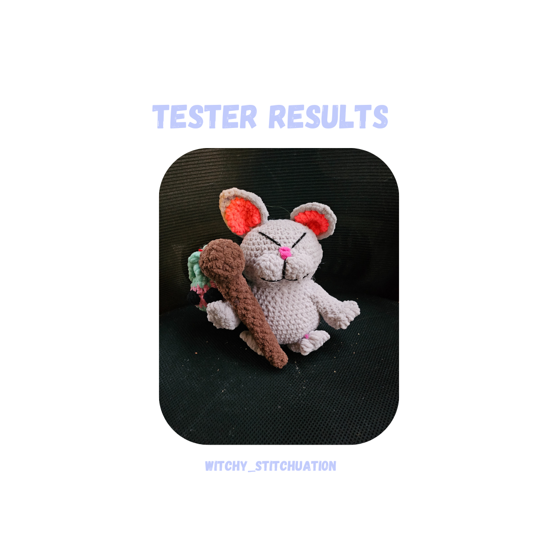 Demon Cat Elder Crochet Pattern