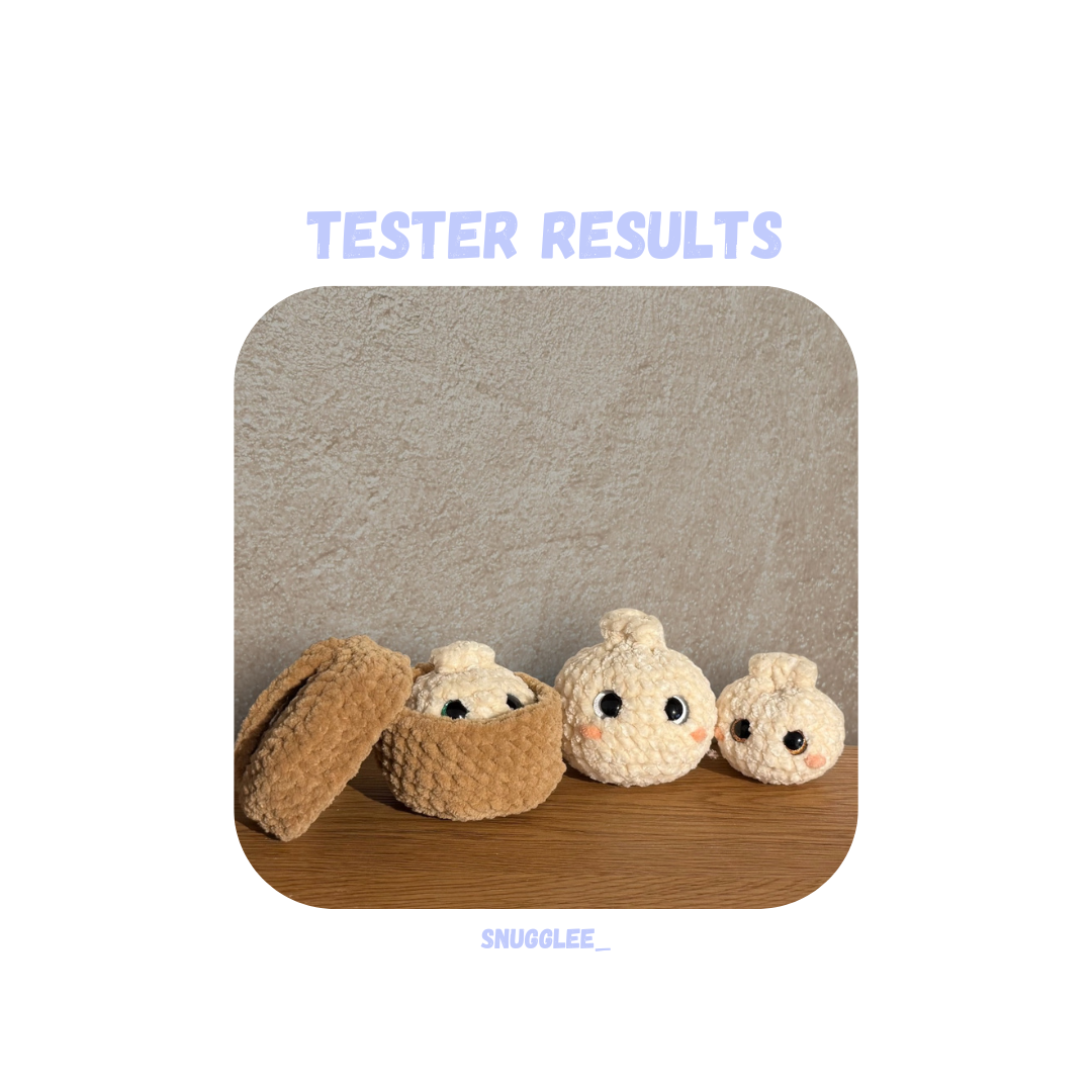 No sew Dumpling with basket Pattern