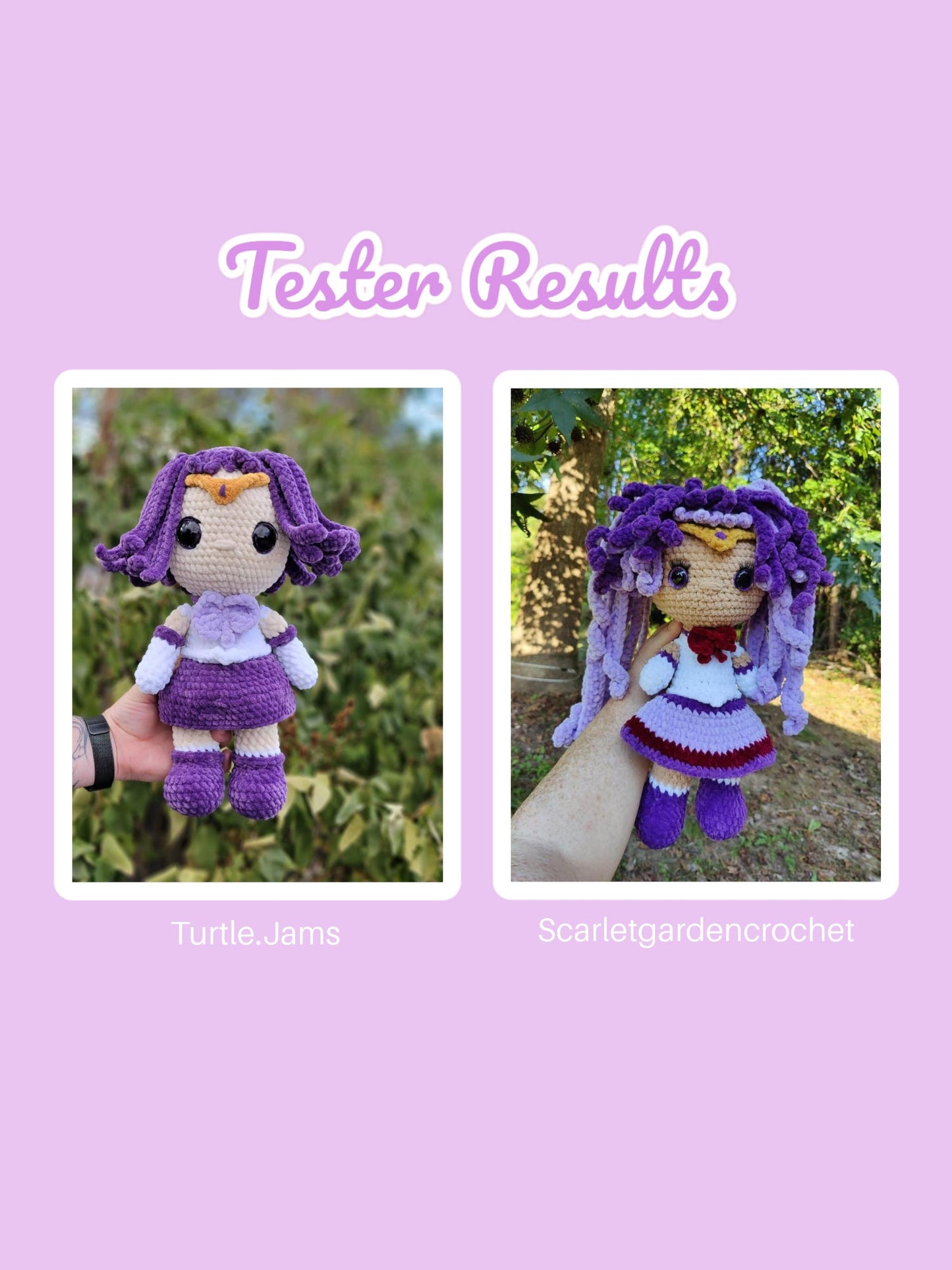 Sailor Saturn Warrior Crochet Pattern