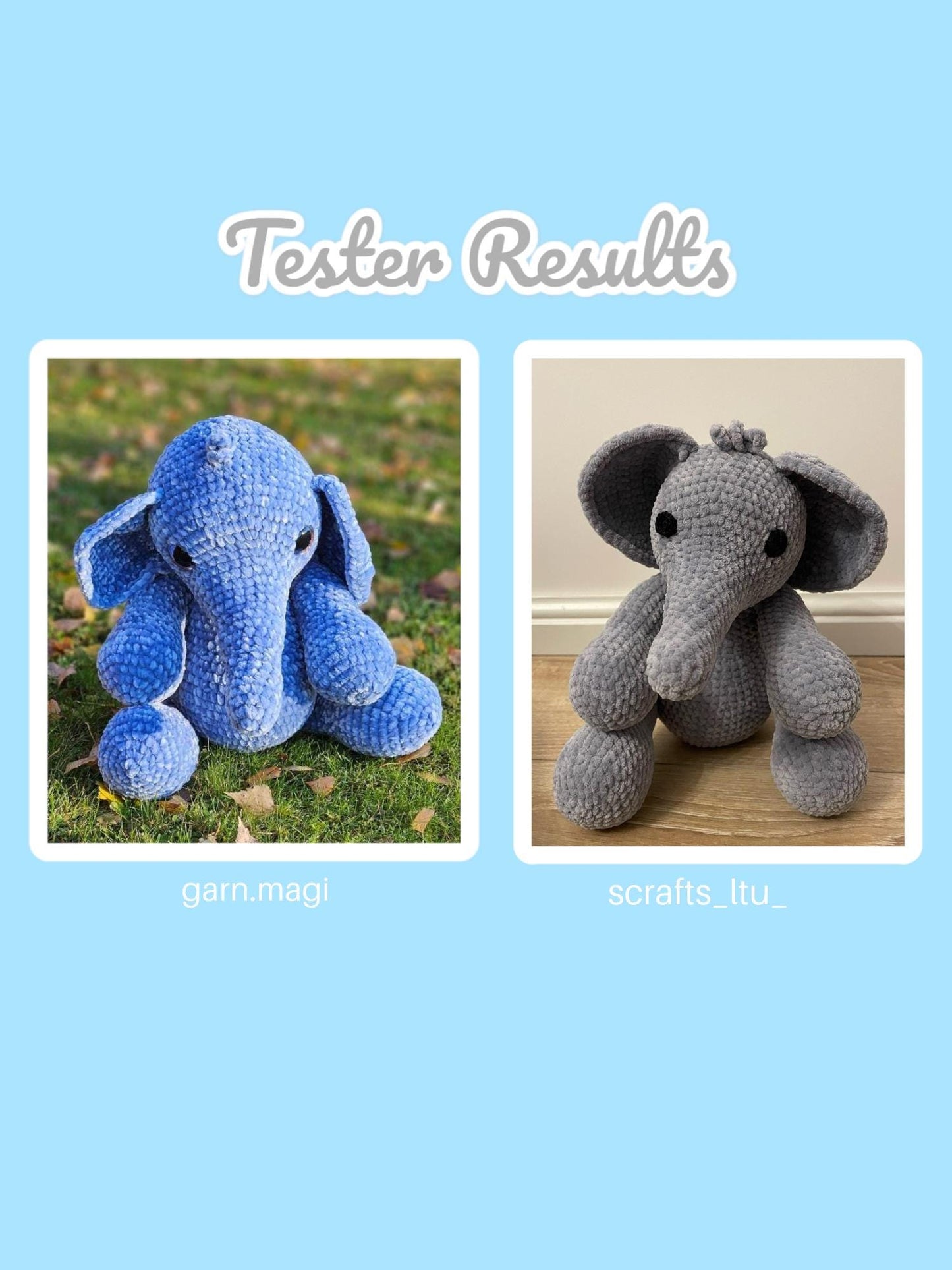 Elephant Crochet Pattern