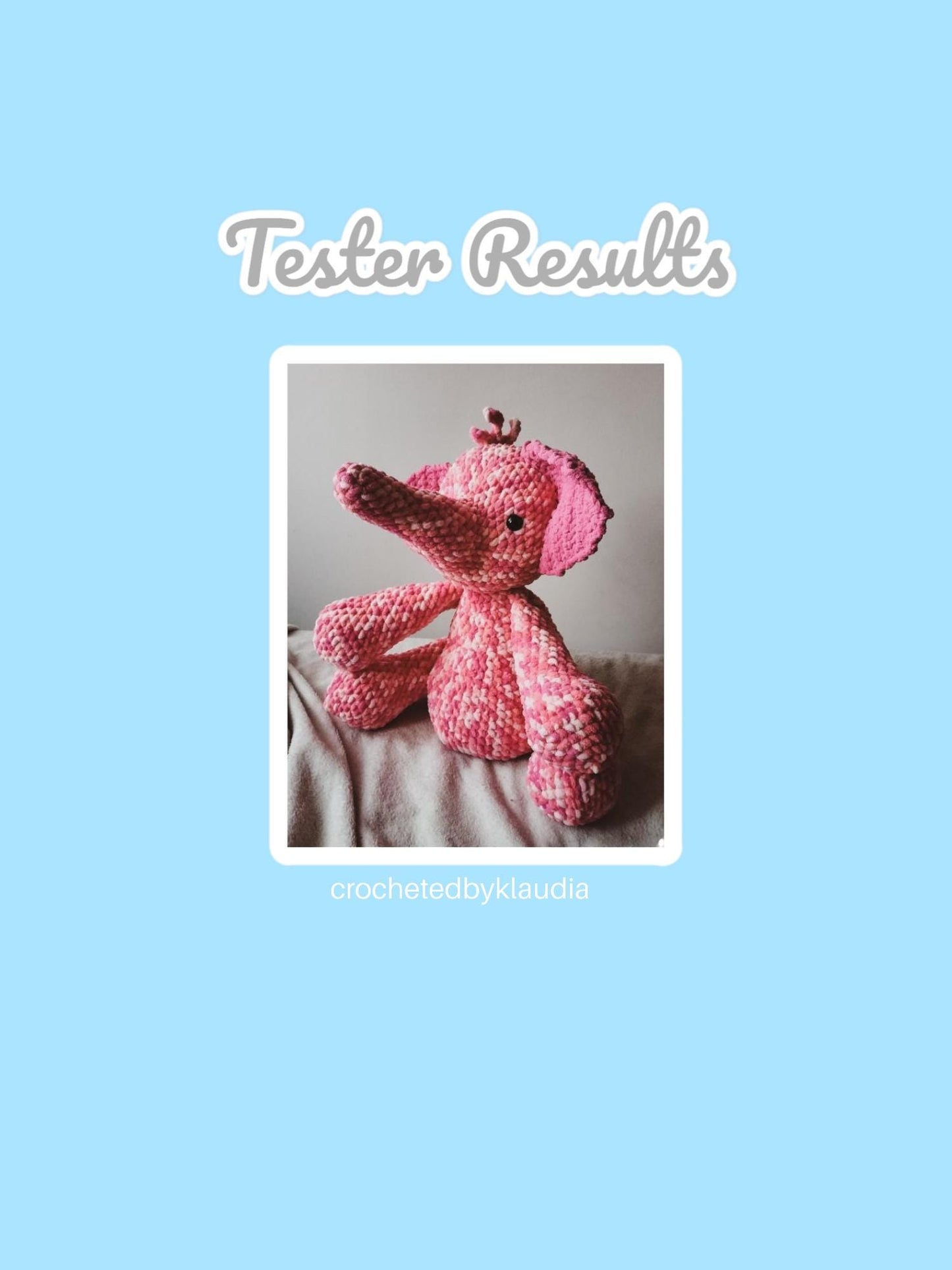 Elephant Crochet Pattern