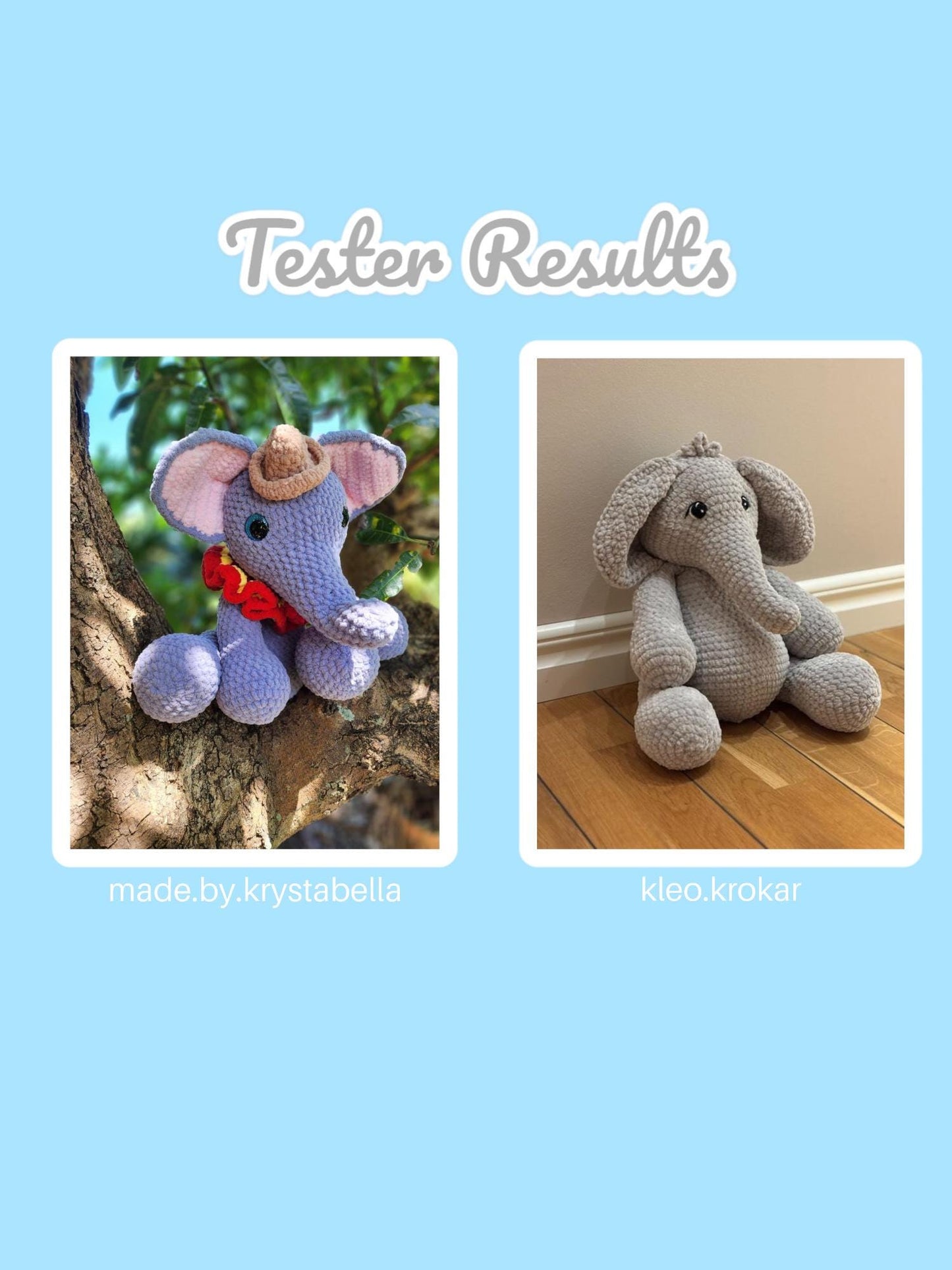 Elephant Crochet Pattern