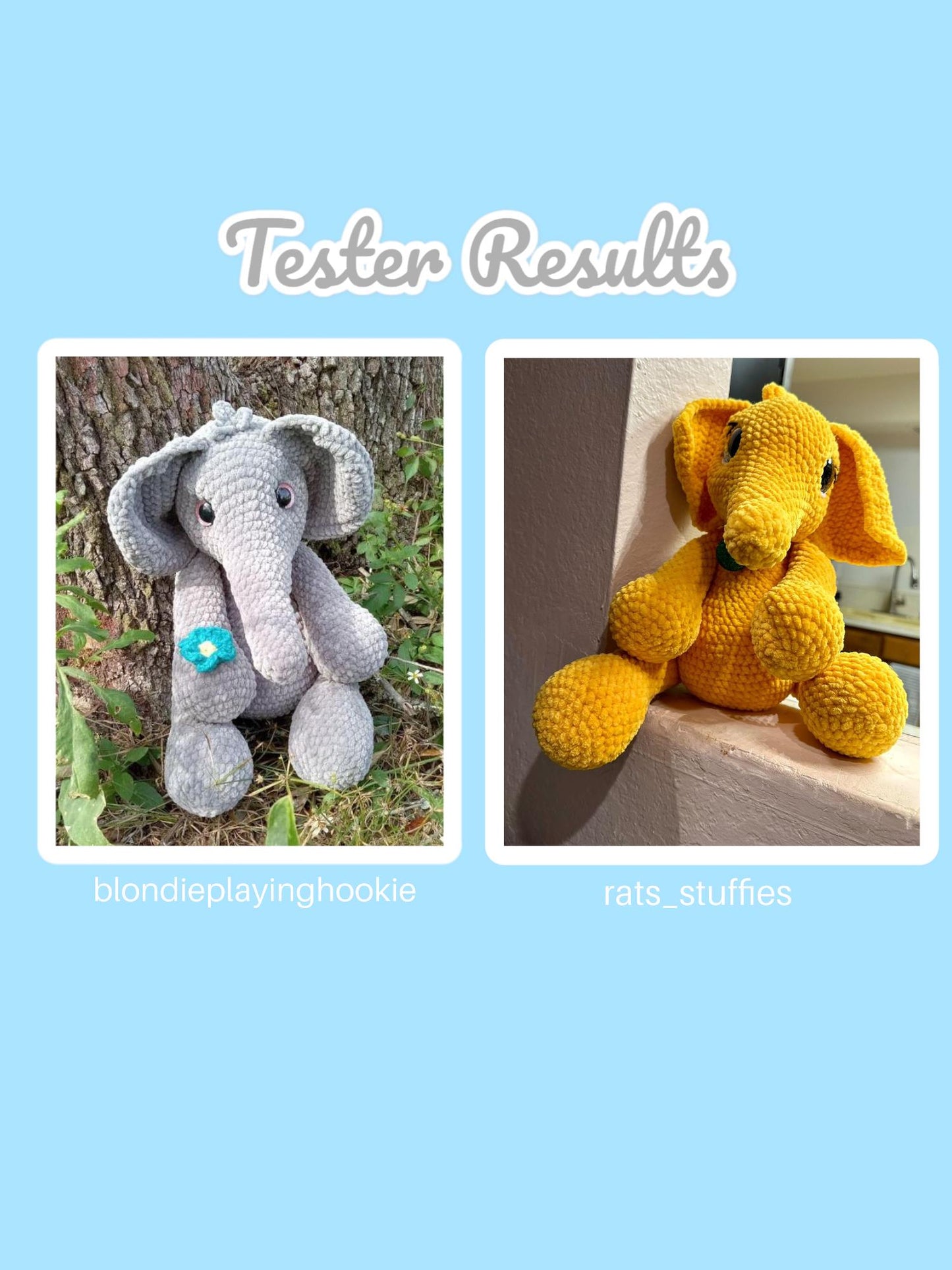 Elephant Crochet Pattern
