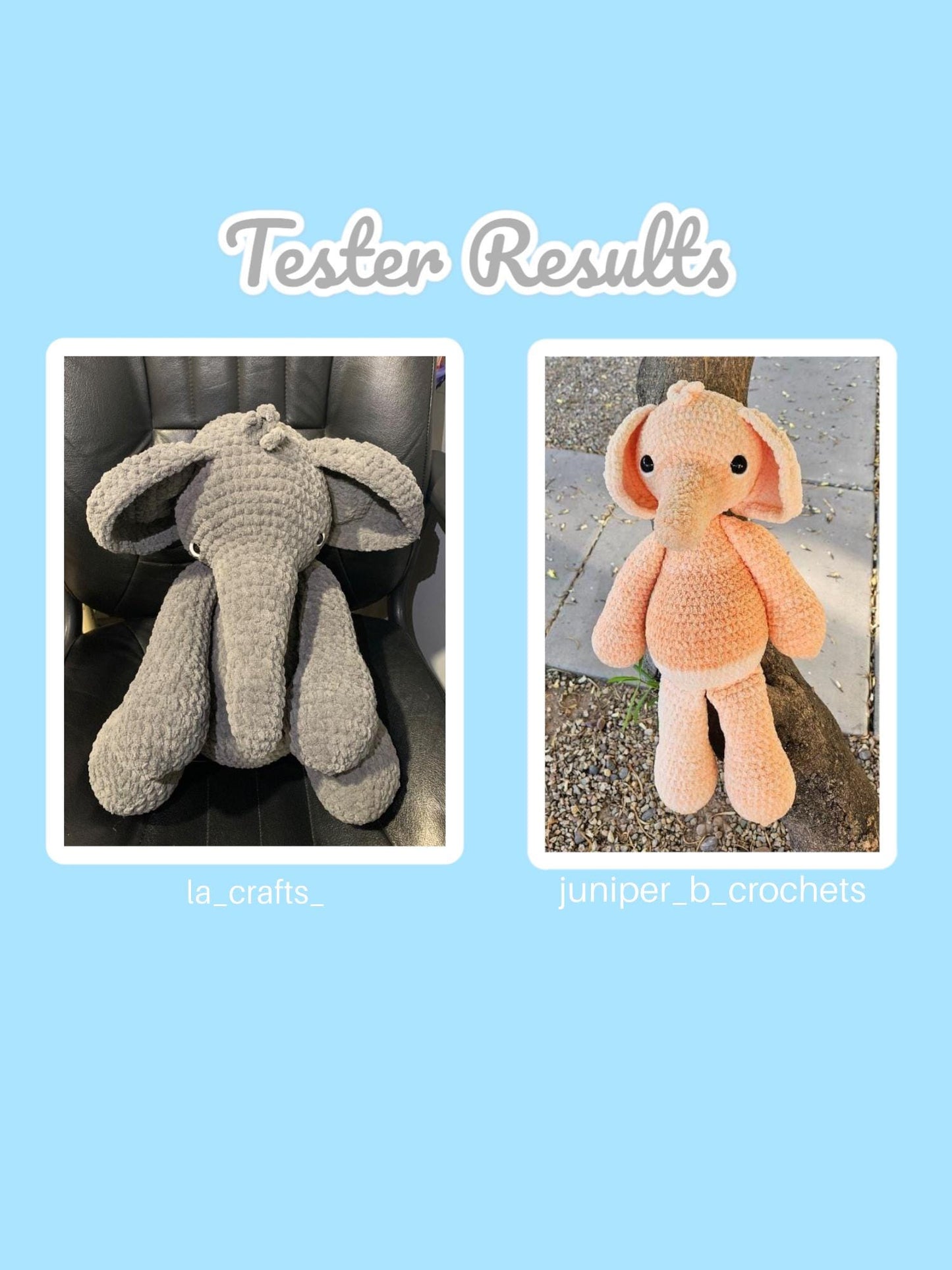 Elephant Crochet Pattern