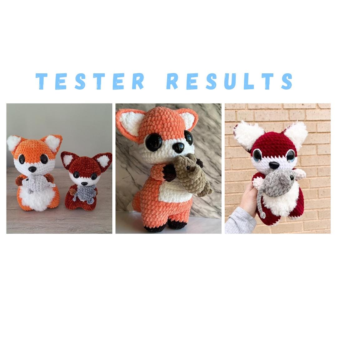 Fox And Friend Crochet Pattern