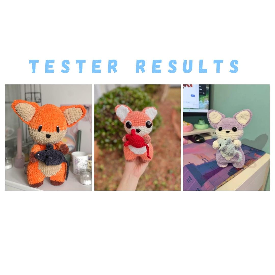 Fox And Friend Crochet Pattern