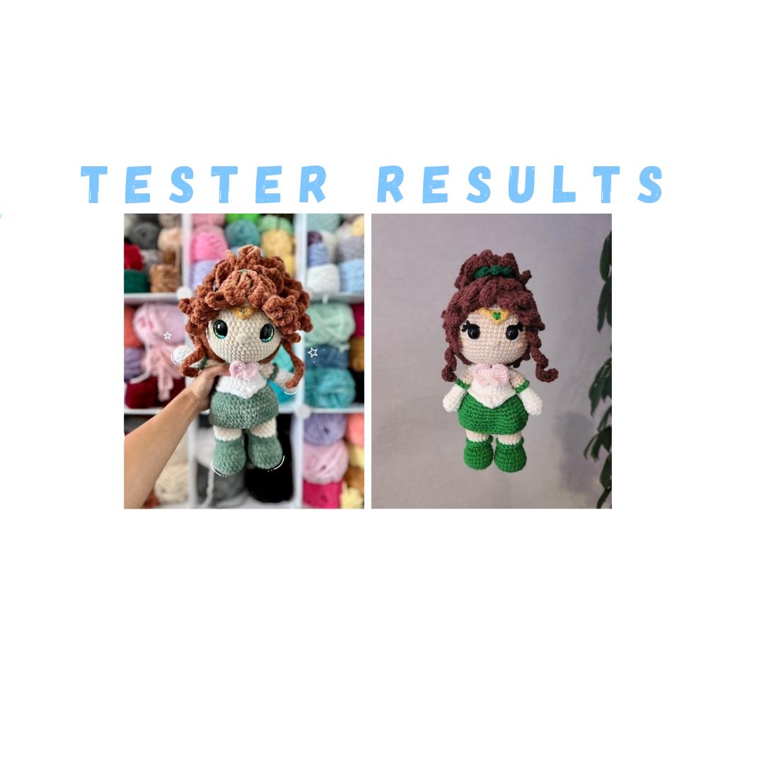 Sailor Jupiter Warrior Crochet Pattern