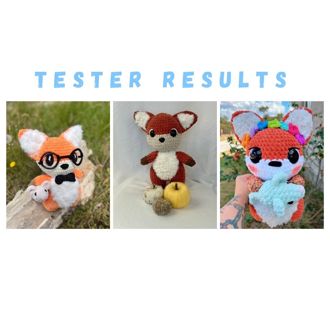 Fox And Friend Crochet Pattern