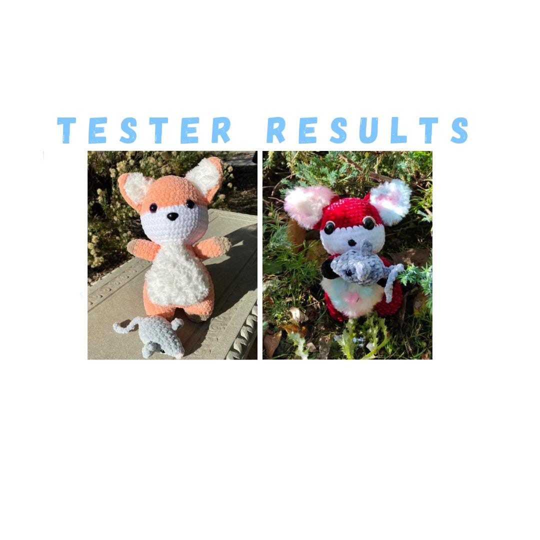 Fox And Friend Crochet Pattern