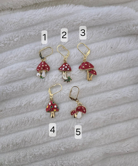 Stitch Marker Mushroom