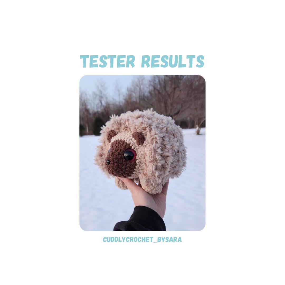 Big Cuddly Hedgehog Crochet Pattern LOW SEW