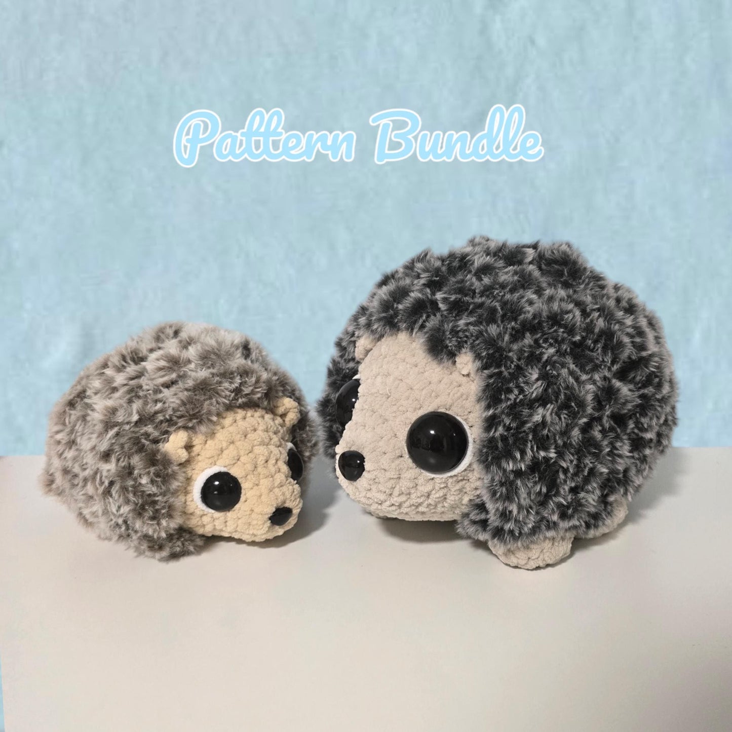 Cuddly Hedgehog Crochet Pattern BUNDLE LOW SEW