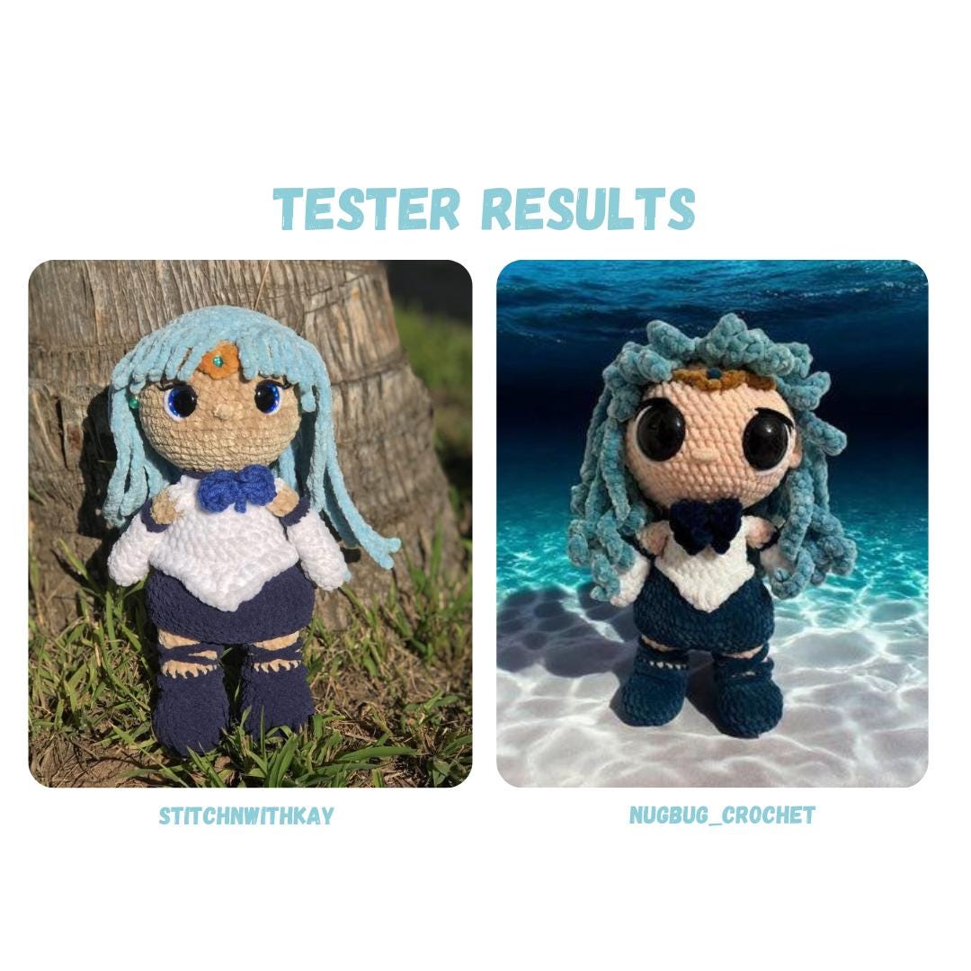 Sailor Neptune Warrior Crochet Pattern
