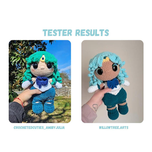 Sailor Neptune Warrior Crochet Pattern