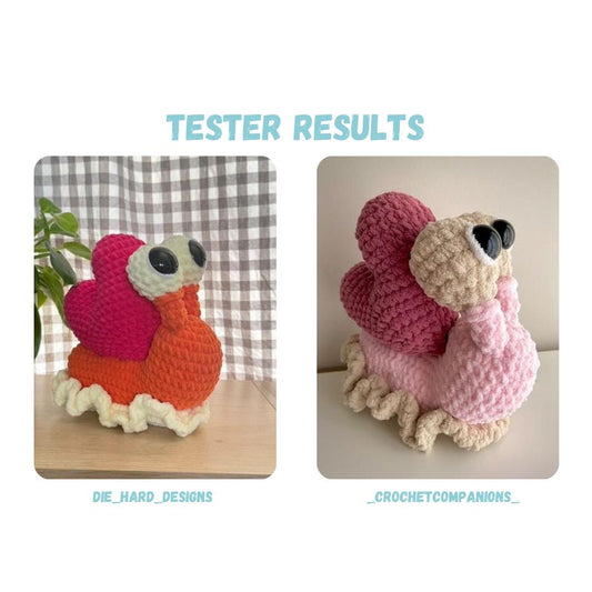 Valentine Snail Crochet Pattern