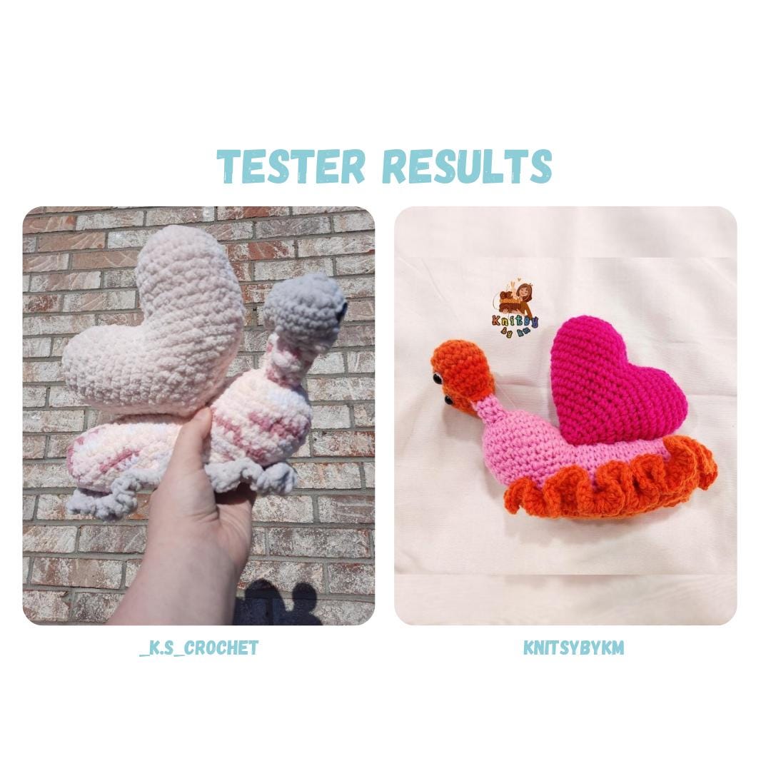 Valentine Snail Crochet Pattern