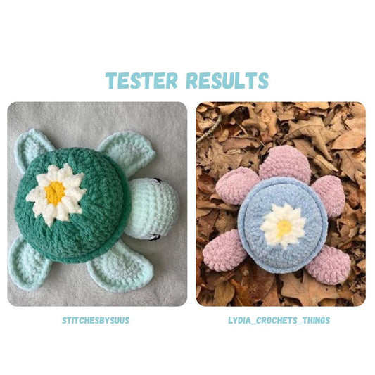 Baby Granny Square Turtle Crochet Pattern LOW SEW