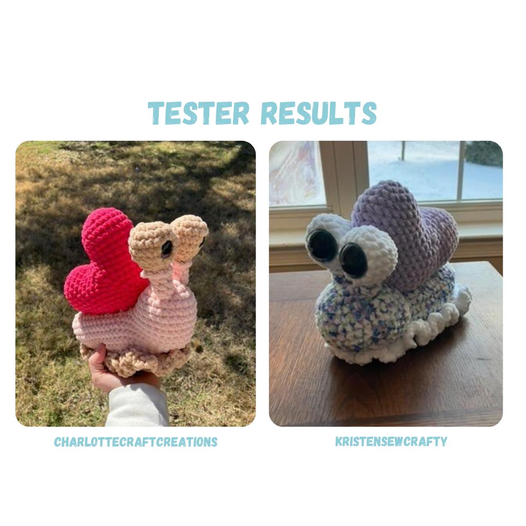 Valentine Snail Crochet Pattern