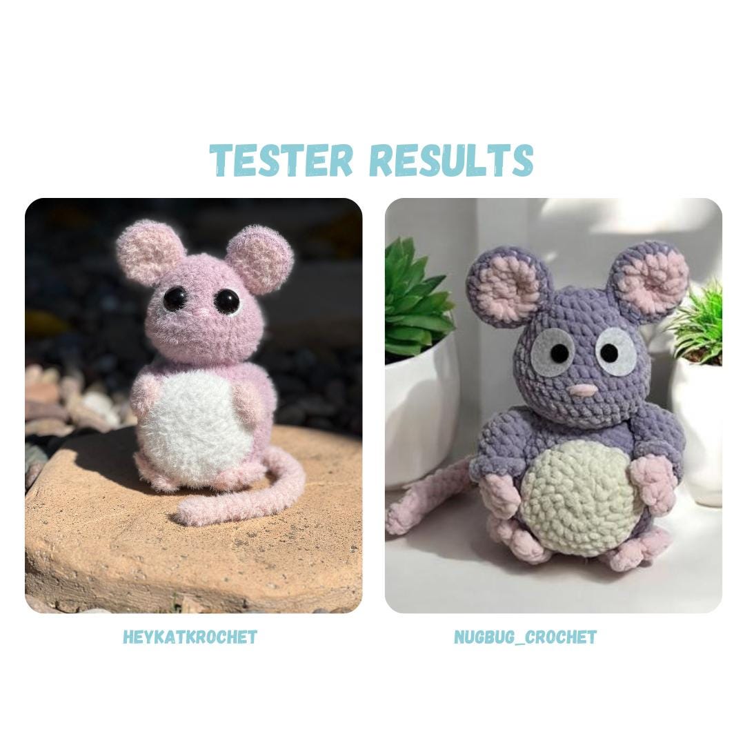 Boh Anime Mouse Crochet Pattern