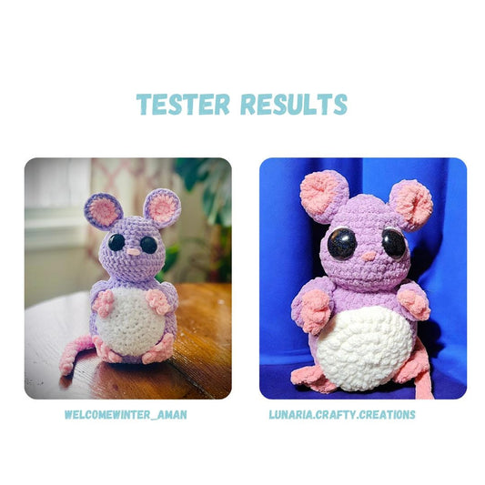 Boh Anime Mouse Crochet Pattern