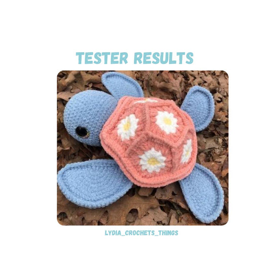 Big Granny Square Turtle Crochet Pattern