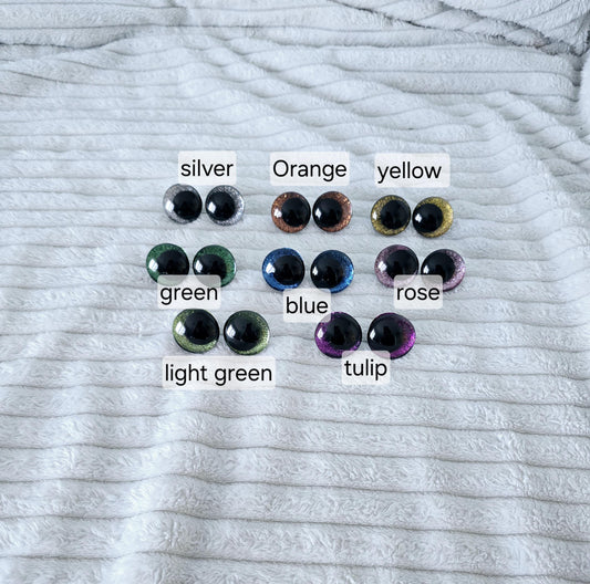 Safety Eyes Sink Eyes Glitter 12 - 30mm Sink Eyes Crocheting Amigurumi Toys