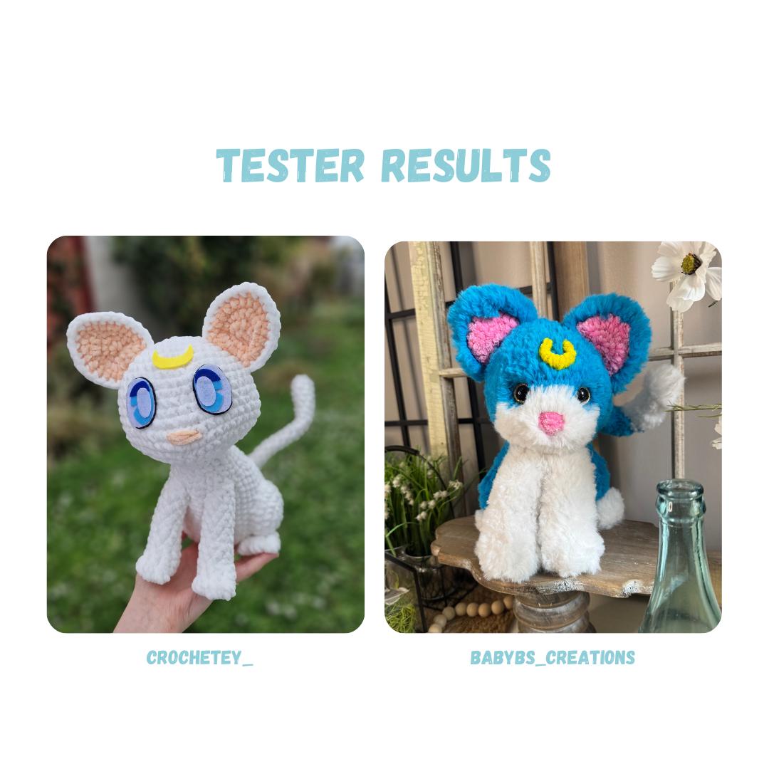 Large Moon Cat Anime Cat Crochet Pattern