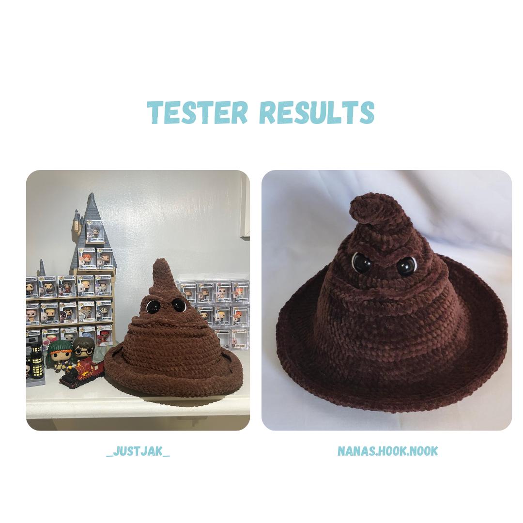 Sorting Hat Wizard Hat Crochet Pattern