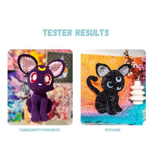 Large Moon Cat Anime Cat Crochet Pattern