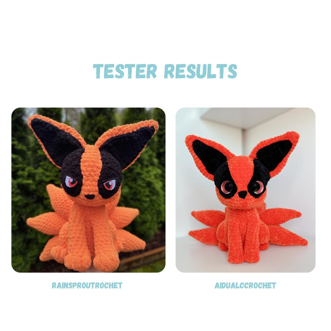 Anime Ninja Fox Crochet Pattern