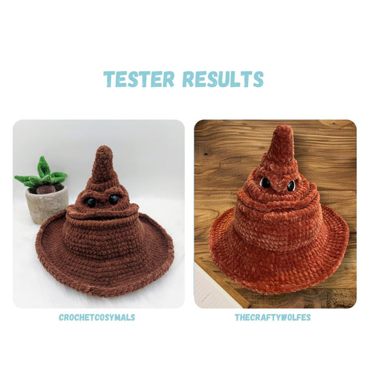 Sorting Hat Wizard Hat Crochet Pattern