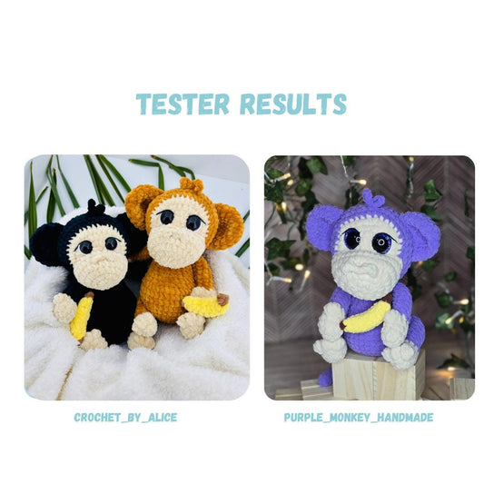 Baby Monkey Crochet Pattern