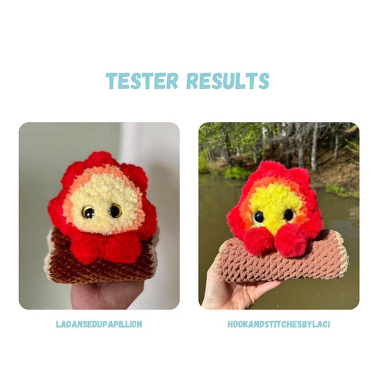 BUNDLE Big & Small Fire Demon Crochet Pattern
