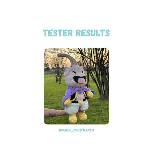 Gummi Monster Fighter Crochet Pattern