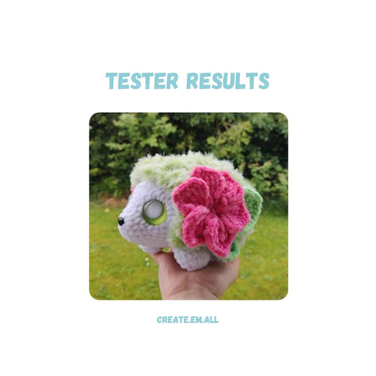 Flower Hedgehog Crochet Pattern