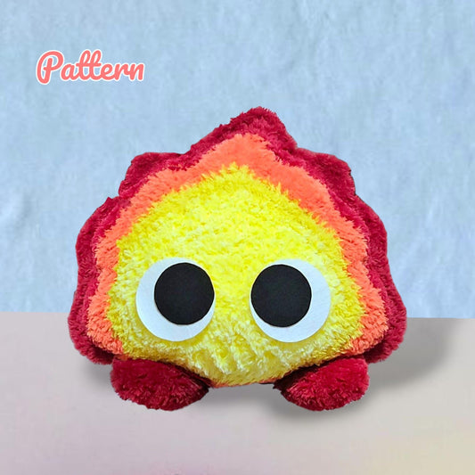 XL Fire Demon Pillow Crochet Pattern