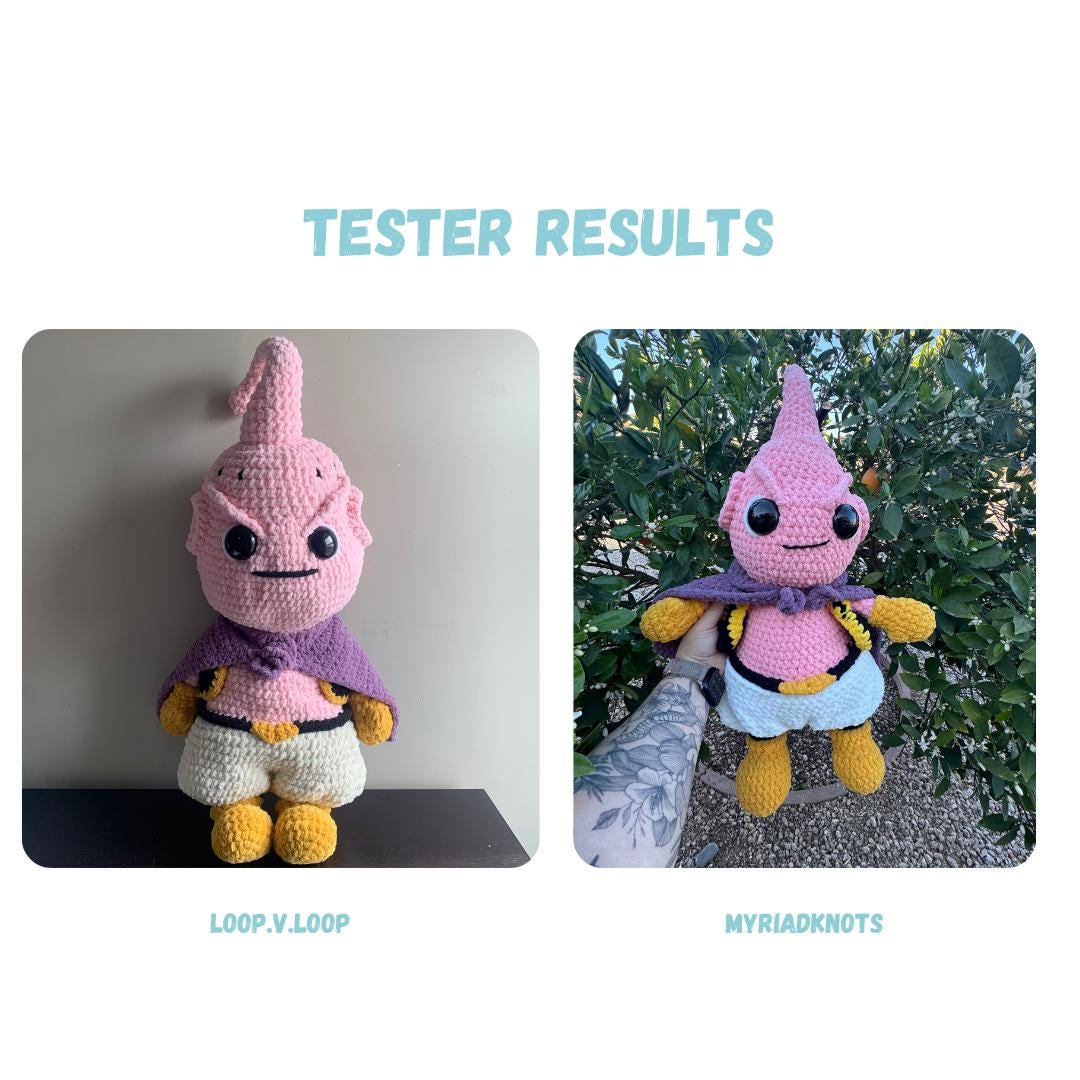 Gummi Monster Fighter Crochet Pattern