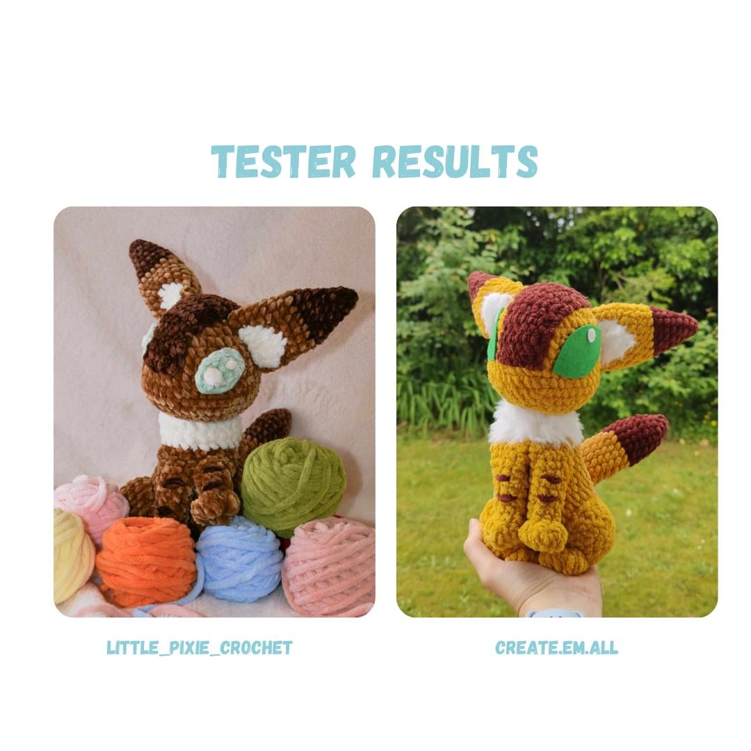 Squirrel Fox Crochet Pattern