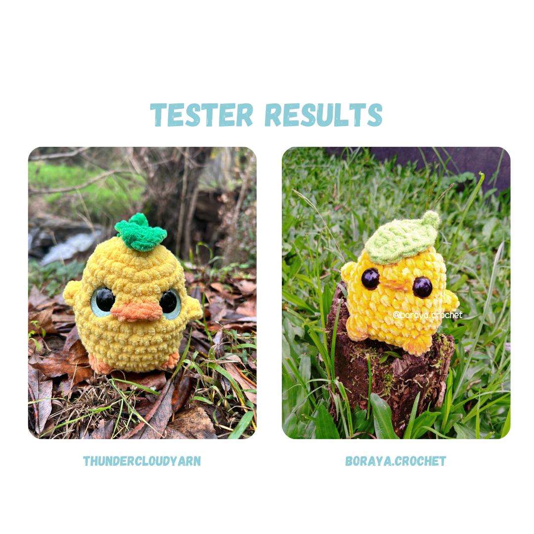 Chibi Duck Crochet Pattern LOW SEW