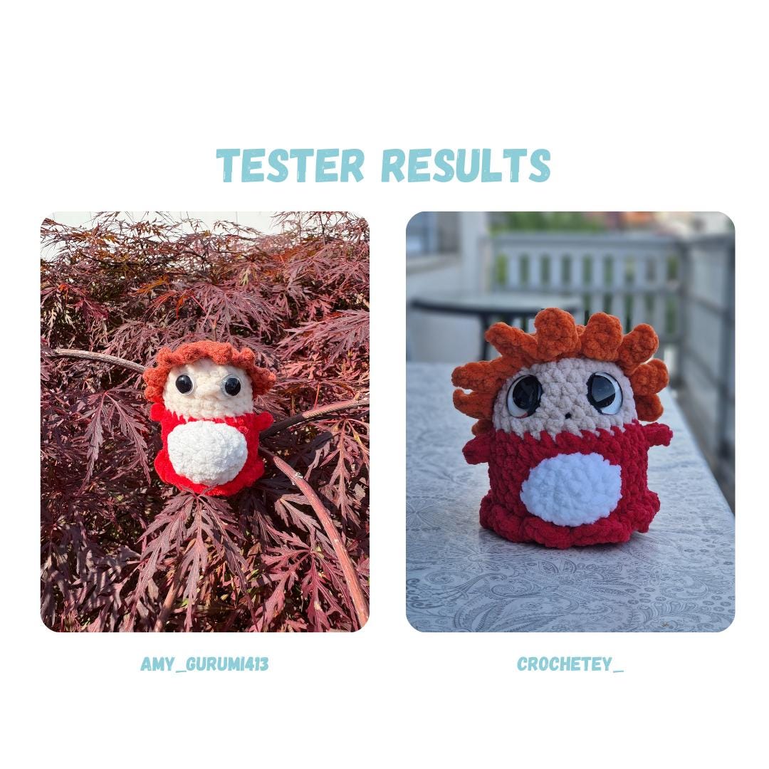 Chibi Fish Crochet Pattern LOW SEW