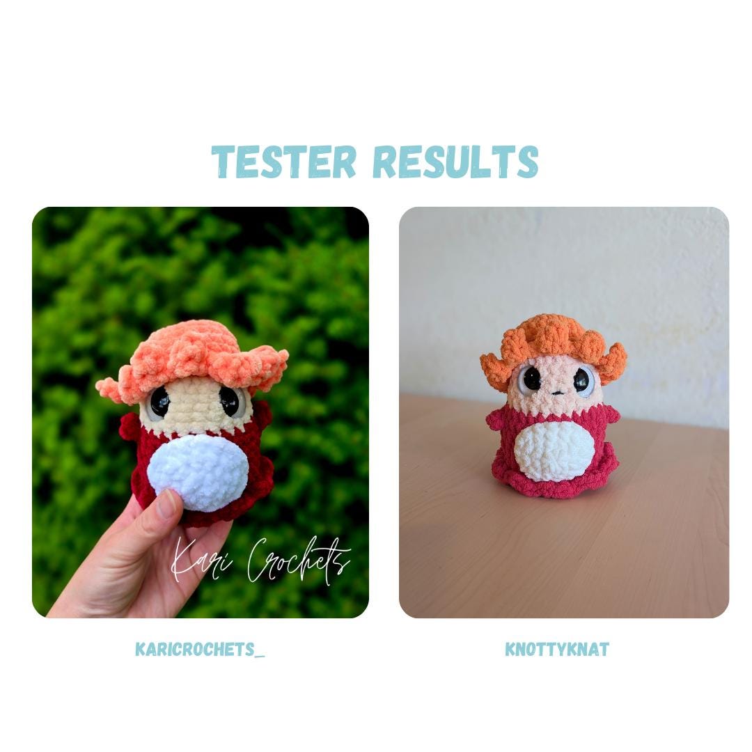 Chibi Fish Crochet Pattern LOW SEW