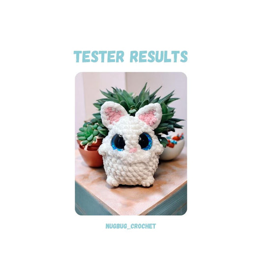 Chibi Cat Lady Crochet Pattern LOW SEW