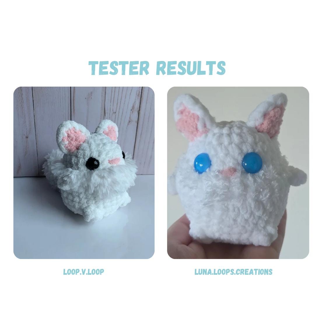 Chibi Cat Lady Crochet Pattern LOW SEW